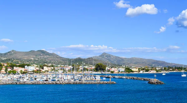 Vista Mare Sull Isola Egina Grecia — Foto Stock