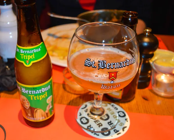 Gand Belgique Novembre Une Des Célèbres Bières Brasserie Pub Gand — Photo