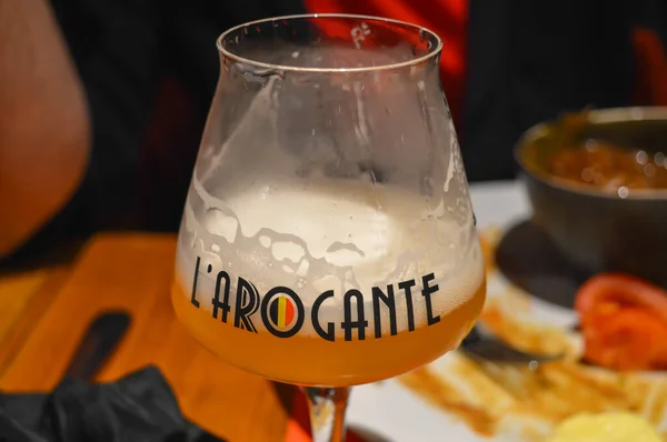 Ghent Belgio Novembre Una Delle Famose Birre Del Birrificio Nel — Foto Stock