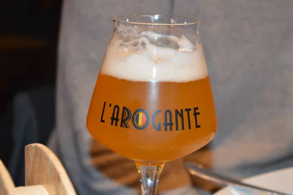 Ghent Belgio Novembre Una Delle Famose Birre Del Birrificio Nel — Foto Stock