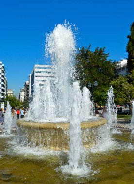 ATİNA, GREECE - 23 Haziran: Atina, Yunanistan 'da Sintagma Meydanı 23 Haziran 2017. 