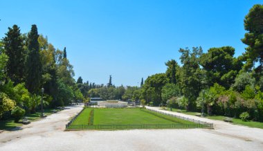 ATİNA, GREECE - 23 Haziran 2017 'de Atina, Yunanistan' da Zappeion. 
