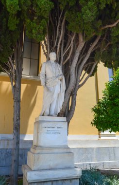 ATİNA, GREECE - 23 Haziran 2017 'de Atina, Yunanistan' da Zappeion. 