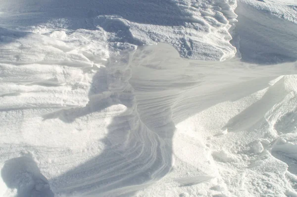 Een Hek Bedekt Met Sneeuw Ijs Achtergrond Van Karpaten Zakhar — Stockfoto