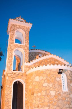 PROTARAS, CYPRUS - 11 Haziran: Protaras, Kıbrıs Rum Kesimi Profitis Elias Kilisesi.