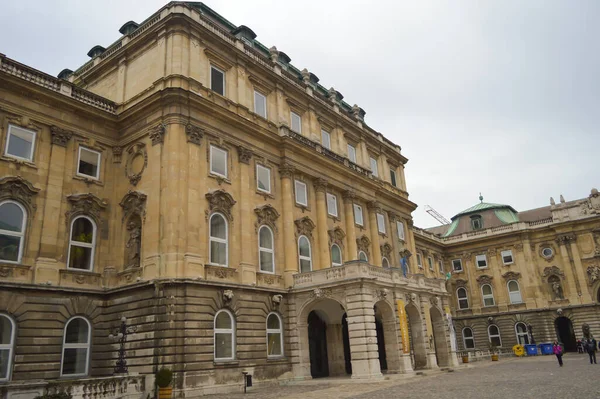 Budapest Hongarije December 2017 Wandelen Kasteel Boeda Boedapest December 2017 — Stockfoto