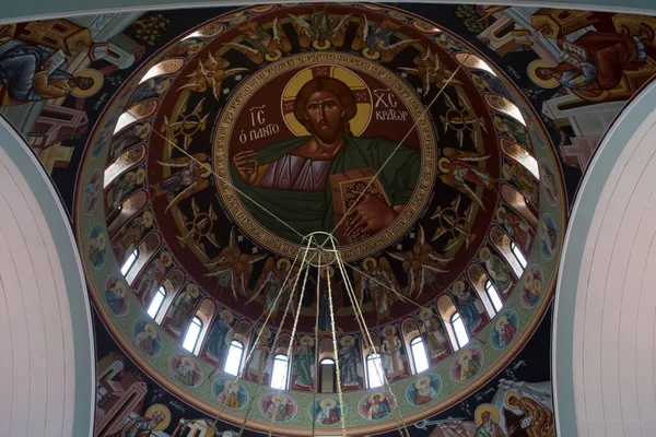 Protaras Chipre Junio Interior Iglesia San Jorge Paralimni Chipre Junio — Foto de Stock