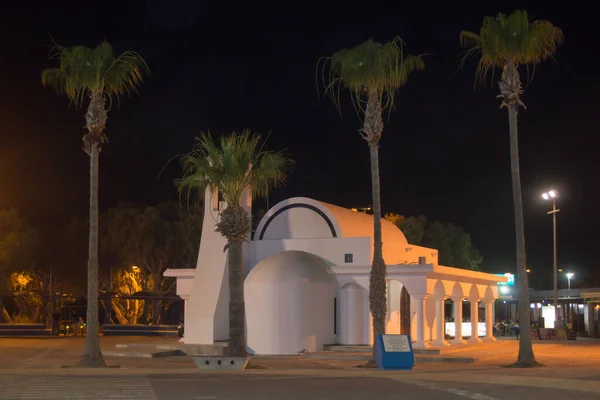 Ayia Napa Cyprus Juni Nachtelijke Wandeling Het Centrum Van Ayia — Stockfoto