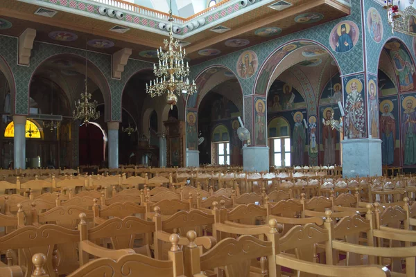 Protaras Cyprus June Interior Saint George Church Paralimni Cyprus June — Stock Photo, Image