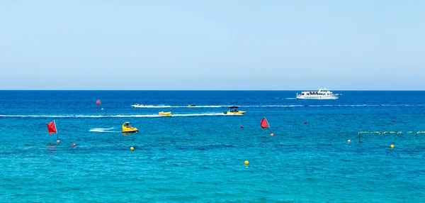 Protaras Cyprus Juni Jachthaven Met Ankerboten Protaras Cyprus Juni 2018 — Stockfoto