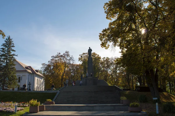 Kaniv Ukraine Octobre Monument Taras Shevchenko Sur Colline Taras Chernecha — Photo