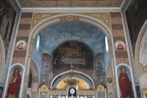 Kyiv Ukraine April Palm Sunday Plato Church Saint Pokrova Sobor — стокове фото