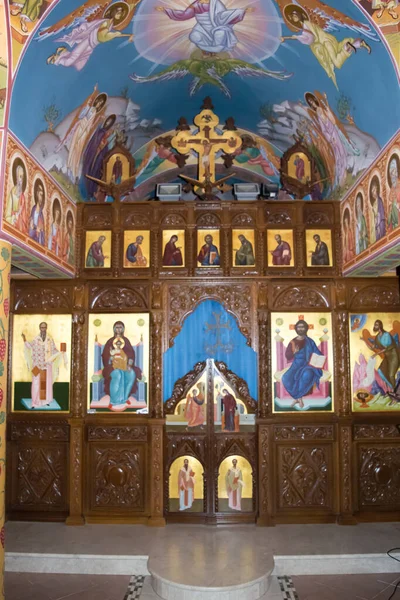 Pernera Chipre Junio Interior Iglesia San Nicolás Cerca Playa Louma — Foto de Stock