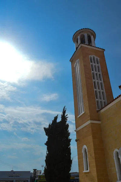 Protaras Cyprus June Saint George Church Paralimni Cypra 2018 — 스톡 사진