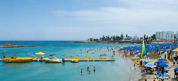 Protaras Cyprus Junho Marina Com Barcos Ancorados Protaras Chipre Junho — Fotografia de Stock
