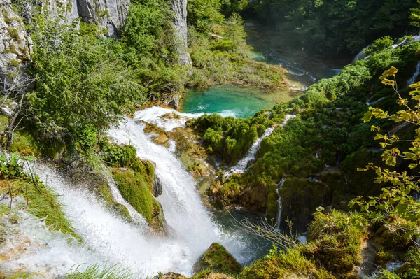 Watervallen Nationaal Park Plitvice Meren Kroatië — Stockfoto