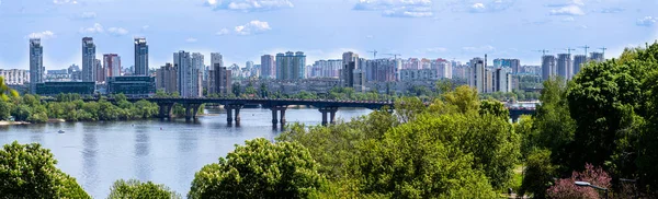 Kiew Ukraine Mai 2021 Blick Auf Das Linke Ufer Des — Stockfoto