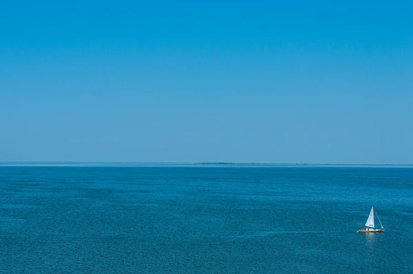 Bateau Dans Baie Zatoka Ukrane — Photo