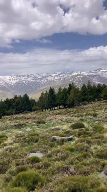 Sierra Nevada Ulusal Parkı, İspanya 'da bahar aylarında Mulhacen tepesine yürüyüş yolu.
