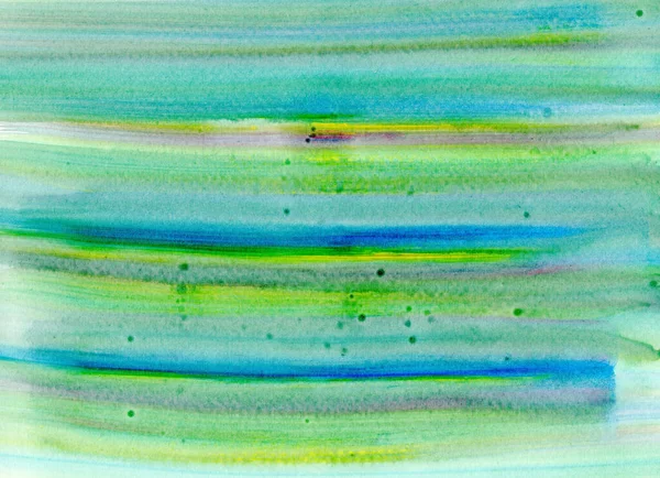 Pintura Acuarela Abstracta Sobre Papel Pintada Mano Multicolor Para Fondo — Foto de Stock