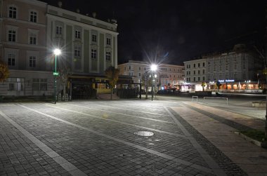 Avusturya 'daki Corona krizi sırasında gece sokağa çıkma yasağı, boş şehirler (Avrupa) 