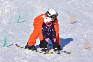 Avusturya, Gosau kayak bölgesinde kış sporları (Salzkammergut, Gmunden bölgesi, Yukarı Avusturya, Avusturya)