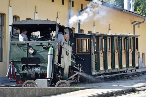 Ιστορικό Τρένο Στο Schafberg Sankt Wolfgang Gmunden District Salzkammergut Άνω — Φωτογραφία Αρχείου