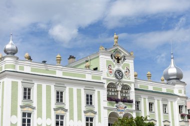 Gmunden, Gmunden Bölgesi 'ndeki belediye binası, Yukarı Avusturya, Avusturya, Europ