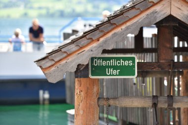 Wolfgangsee Gölü, Gmunden Bölgesi, Salzkammergut, Yukarı Avusturya; Avusturya; Avrupa