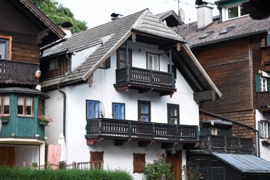 Wolfgangsee Gölü, Gmunden Bölgesi, Salzkammergut, Yukarı Avusturya; Avusturya; Avrupa