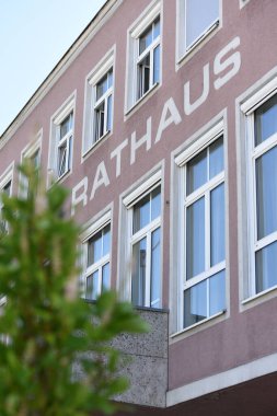 Attnang-Puchheim belediye binası, Yukarı Avusturya, Avusturya, Avrupa