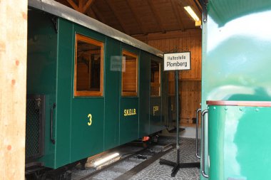 Mondsee 'deki efsanevi Ischler Bahn Müzesi, Yukarı Avusturya, Avusturya, Avrupa