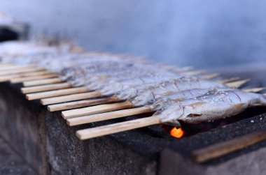 Salzkammergut, Avusturya ve Avrupa 'da ızgara balık spesiyali.
