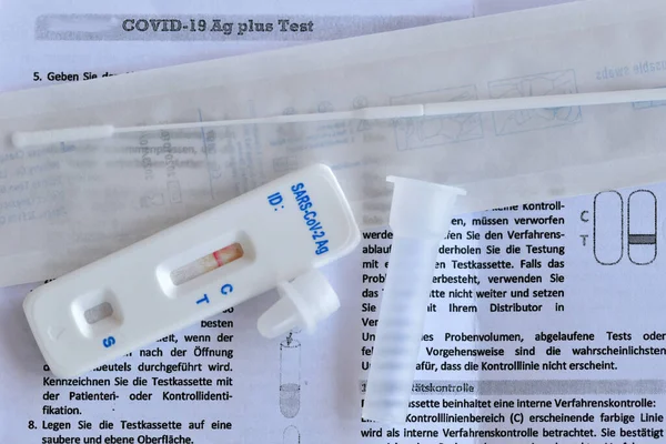 Corona test kit for antigen testing in Austria, Europe
