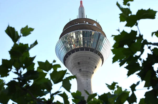 Torre Del Rin Duesseldorf Alemania Europa — Foto de Stock