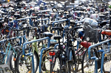 Linz, Avusturya, Avrupa 'da bisiklet park yeri
