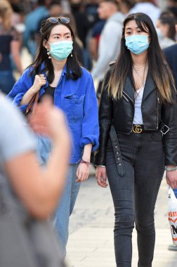 Münih, Almanya ve Avrupa 'da kamuoyunda koruyucu maske