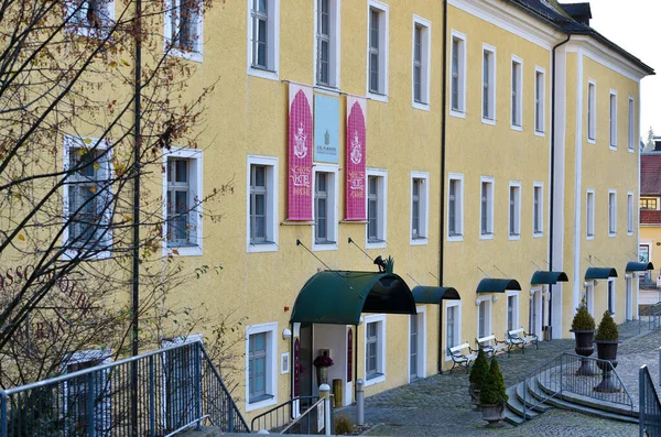 Das Schlosshotel Ehemaligen Kloster Mondsee Österreich Europa — Stockfoto