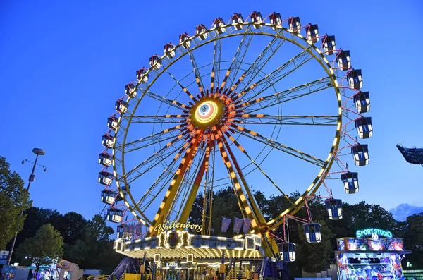 Ruota Panoramica Nel Parco Olimpico Monaco Nella Serie Summer City — Foto Stock