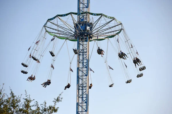 Roda Gigante Parque Olímpico Munique Série Summer City Vez Oktoberfest — Fotografia de Stock