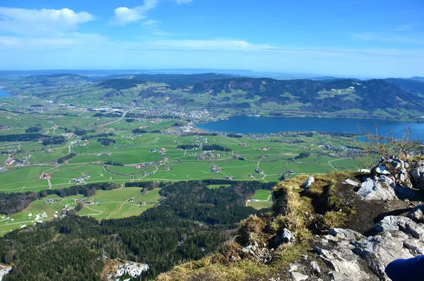 Vista Schober Mondsee Alta Austria Austria Europa — Foto Stock