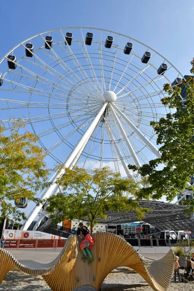 Fahrgeschäft Wilde Maus München Der Reihe Sommer Der Stadt Statt — Stockfoto