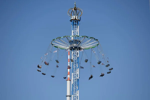 Carrossel Parque Olímpico Munique Série Summer City Vez Oktoberfest Cancelado — Fotografia de Stock