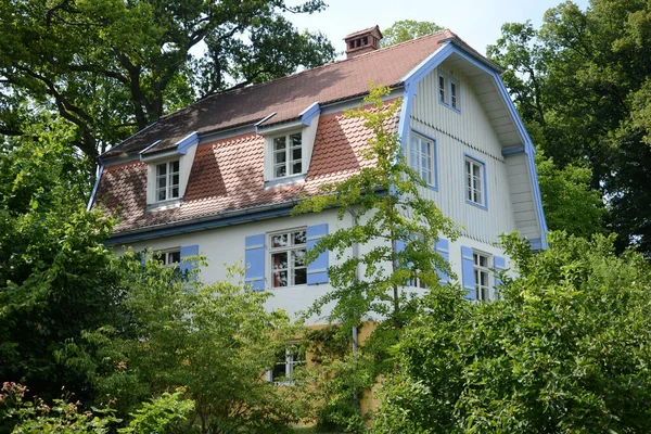 Dom Muntera Muenter Murnau Staffelsee Słynnego Malarza Gabriele Muenter Munter — Zdjęcie stockowe