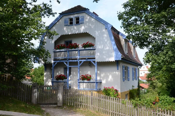 Casa Munter Muenter Murnau Staffelsee Famoso Pintor Gabriele Muenter Munter — Fotografia de Stock