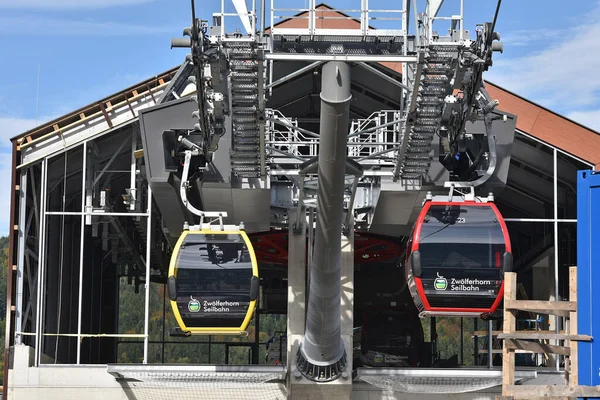 Linbana Till Zwoelferhorn Sankt Gilgen Wolfgangsee Österrike Europa — Stockfoto