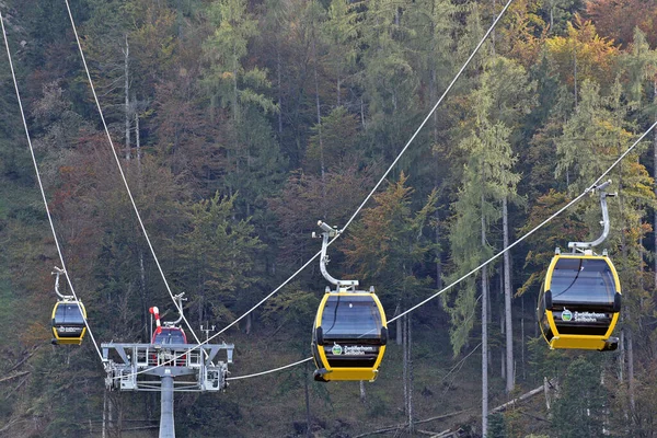 Nuova Funivia Zwoelferhorn Sankt Gilgen Wolfgangsee Austria Europa — Foto Stock