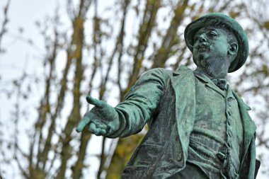 Josef Werndl monument in Steyr, Austria, Europe