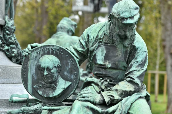 Josef Werndl Denkmal Steyr Österreich Europa — Stockfoto