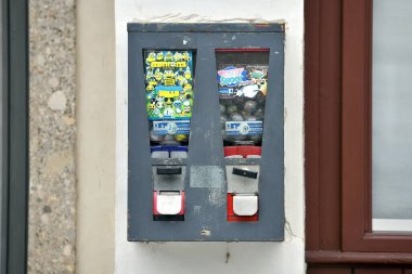 Steyr, Avusturya, Avrupa 'daki eski sakız makinesi.